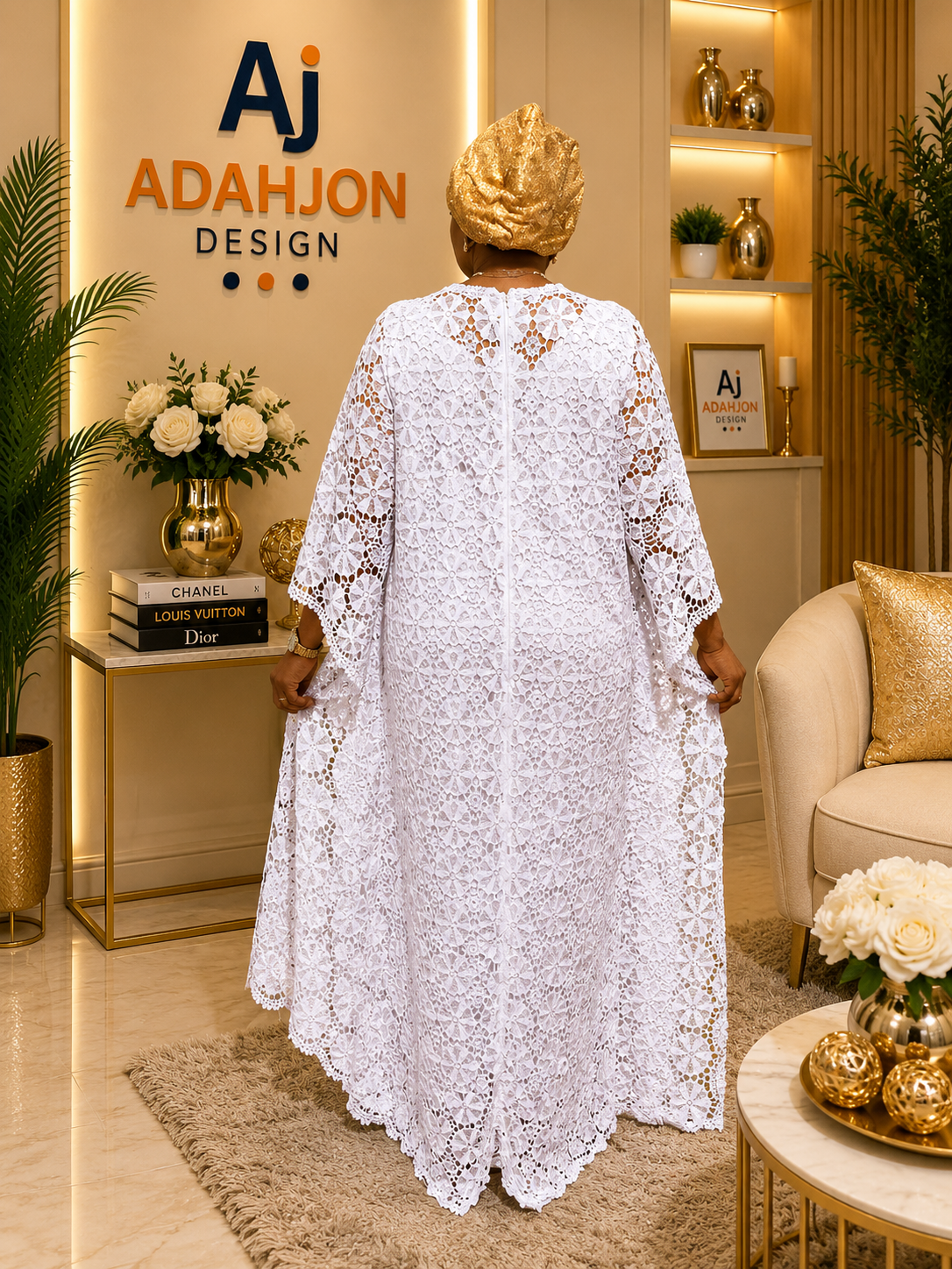 Long Lace Gown