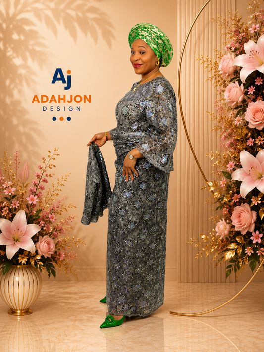 Round Neck Iro And Buba