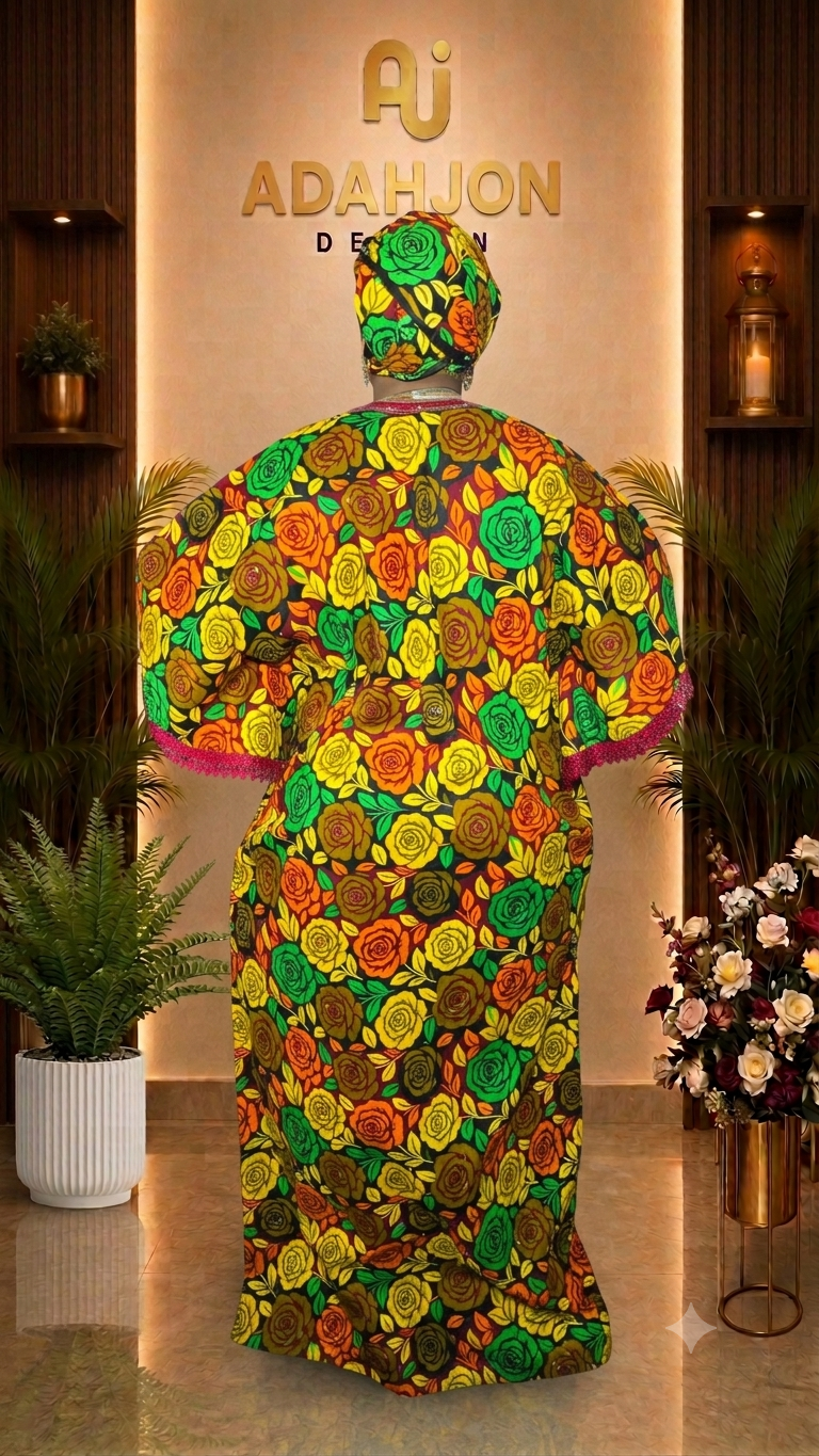 Long Ankara Gown