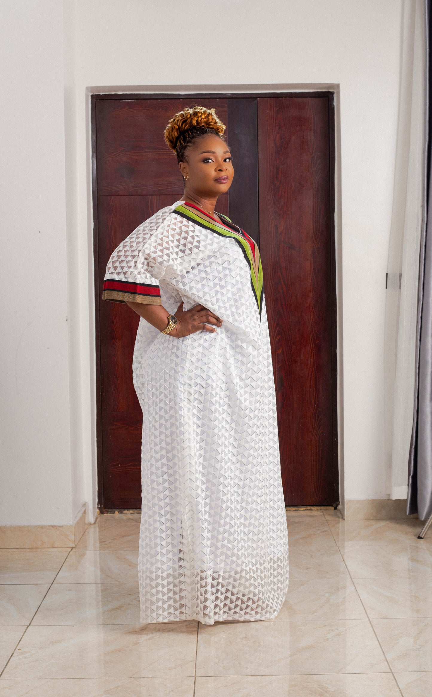 CLASSIC LONG GOWN SAMPLE LACE ASO OKE