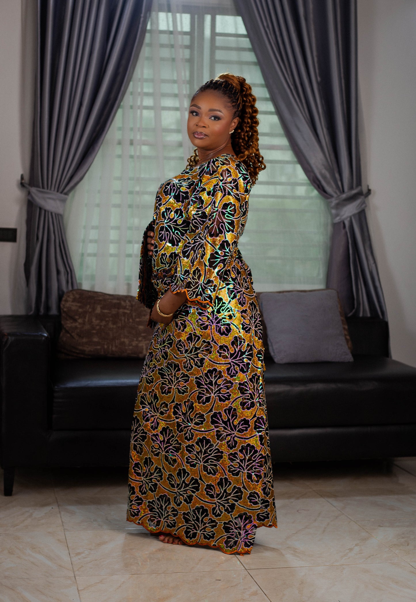 IRO AND BUBA CORD LACE ROUND NECK
