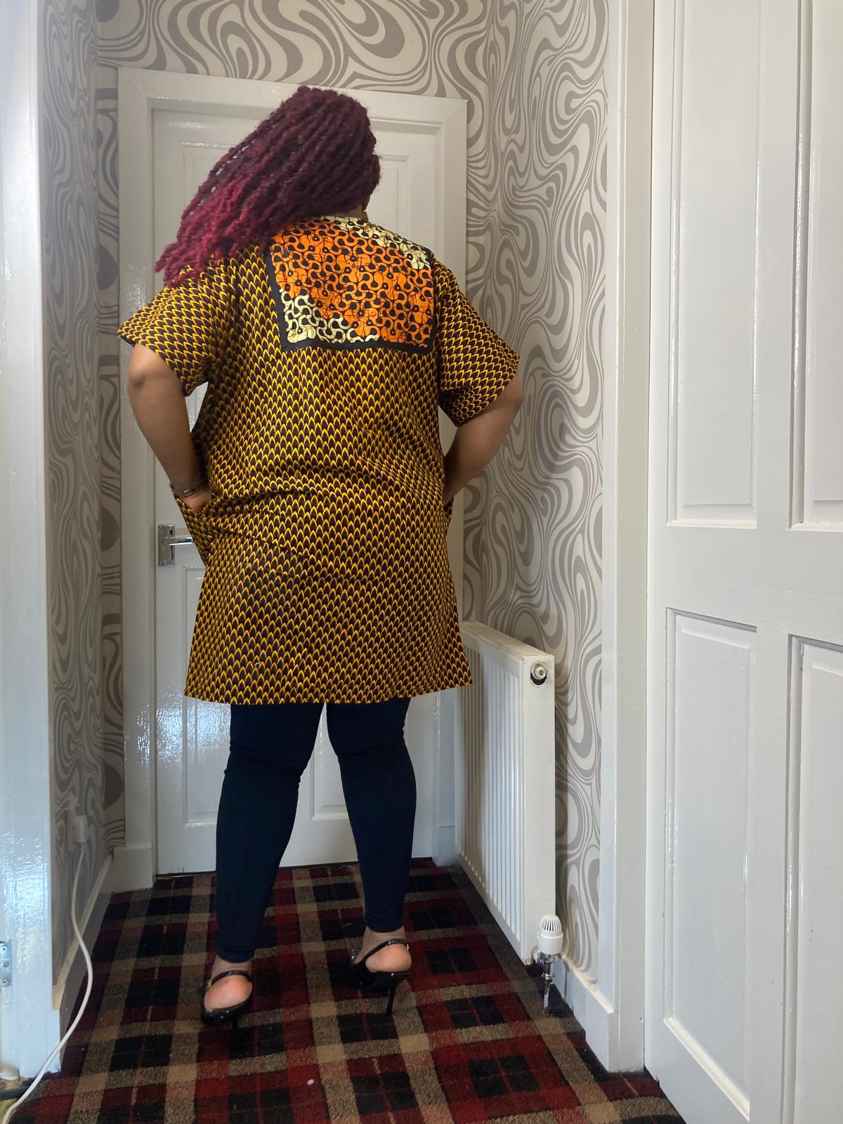 Ankara Short Gown