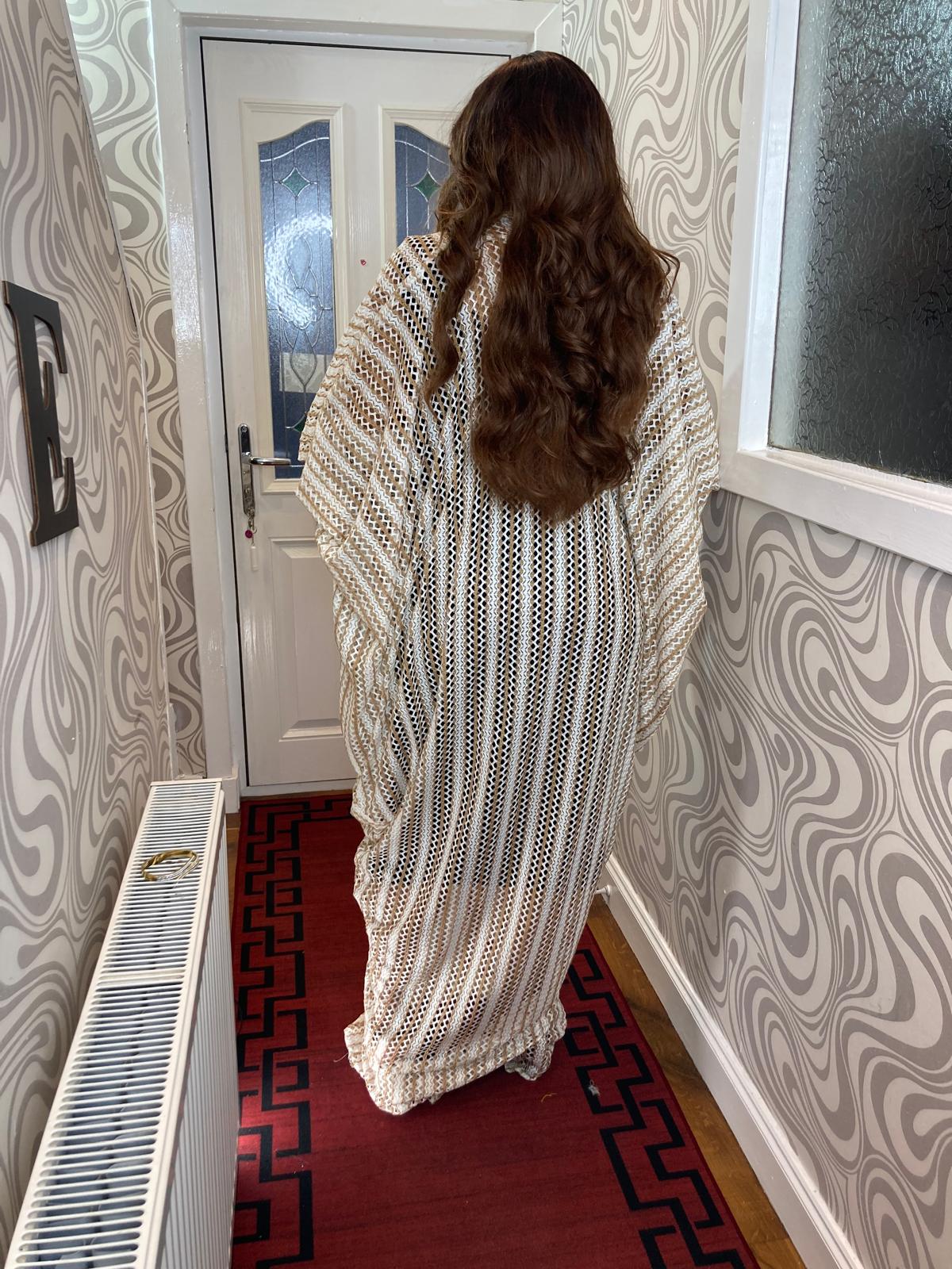 Cow Gown Sample Lace