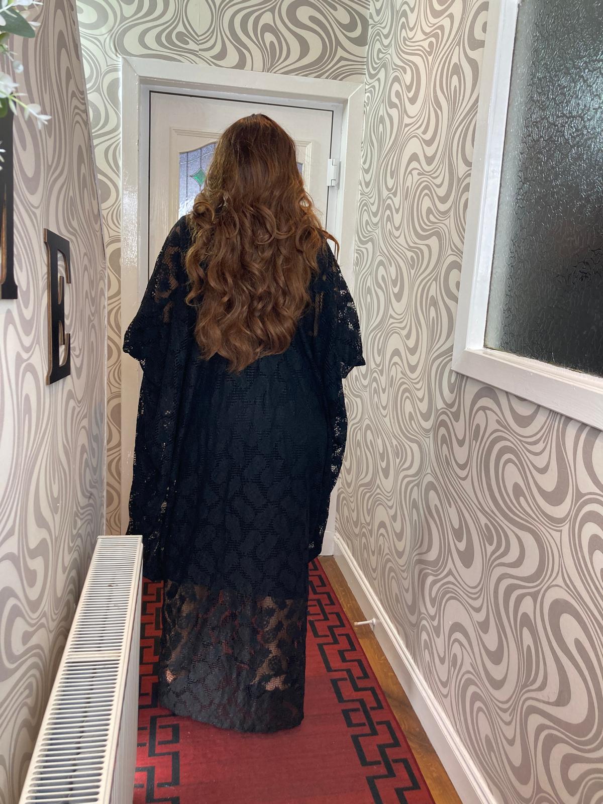 Cow Gown Sample Lace