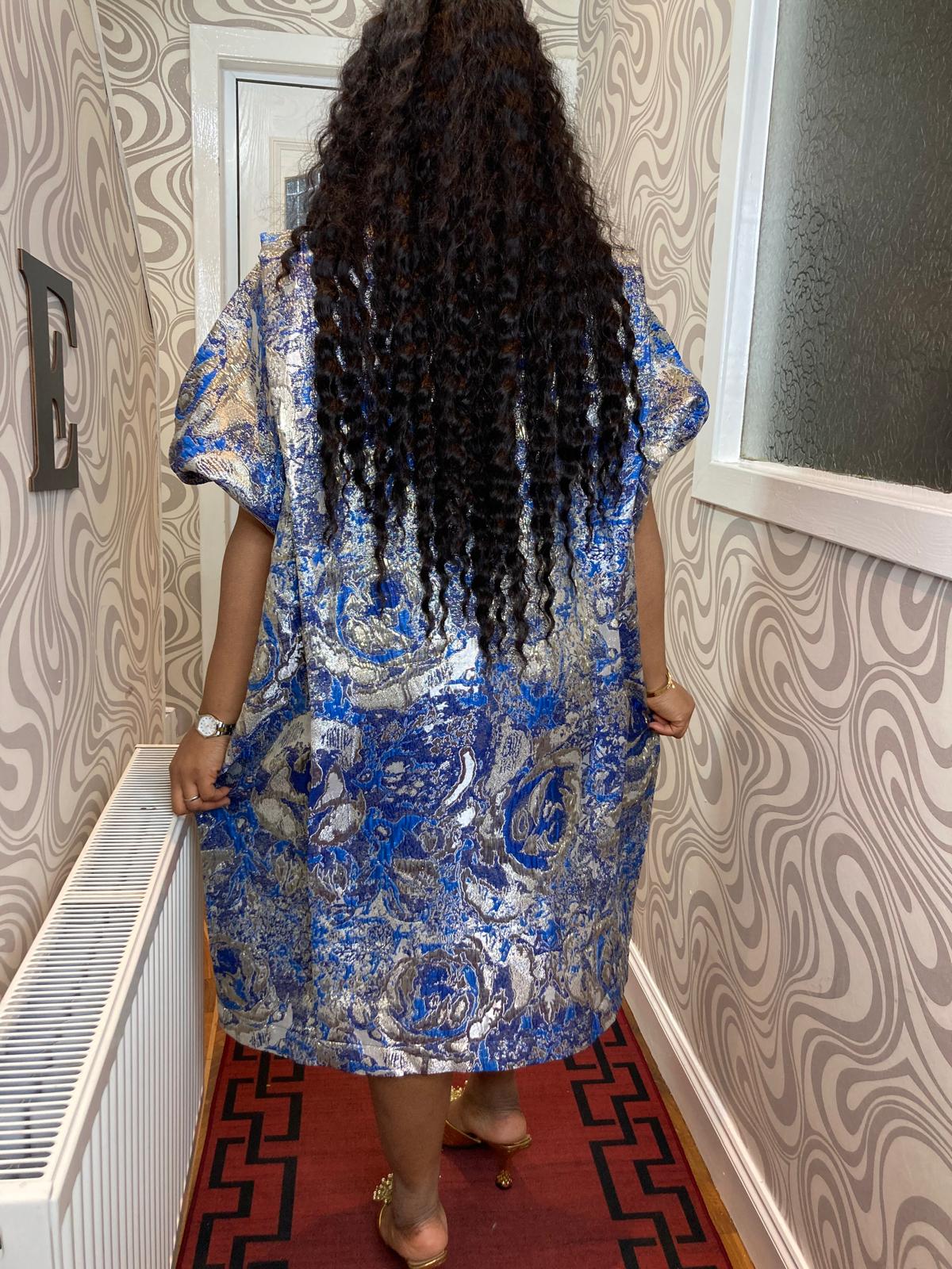 ROSE SHORT GOWN BROCADE