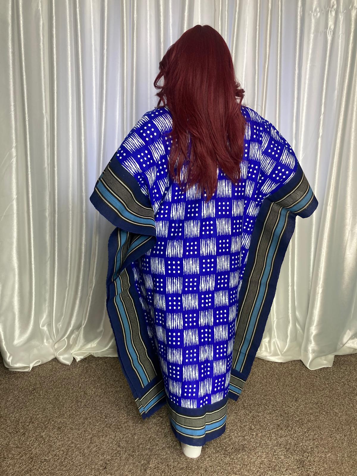 3- Quater Gown With Aso Oke