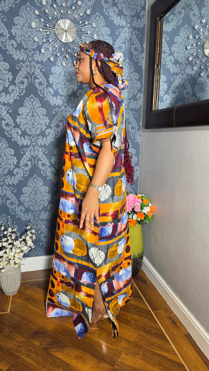Long Ankara Gown