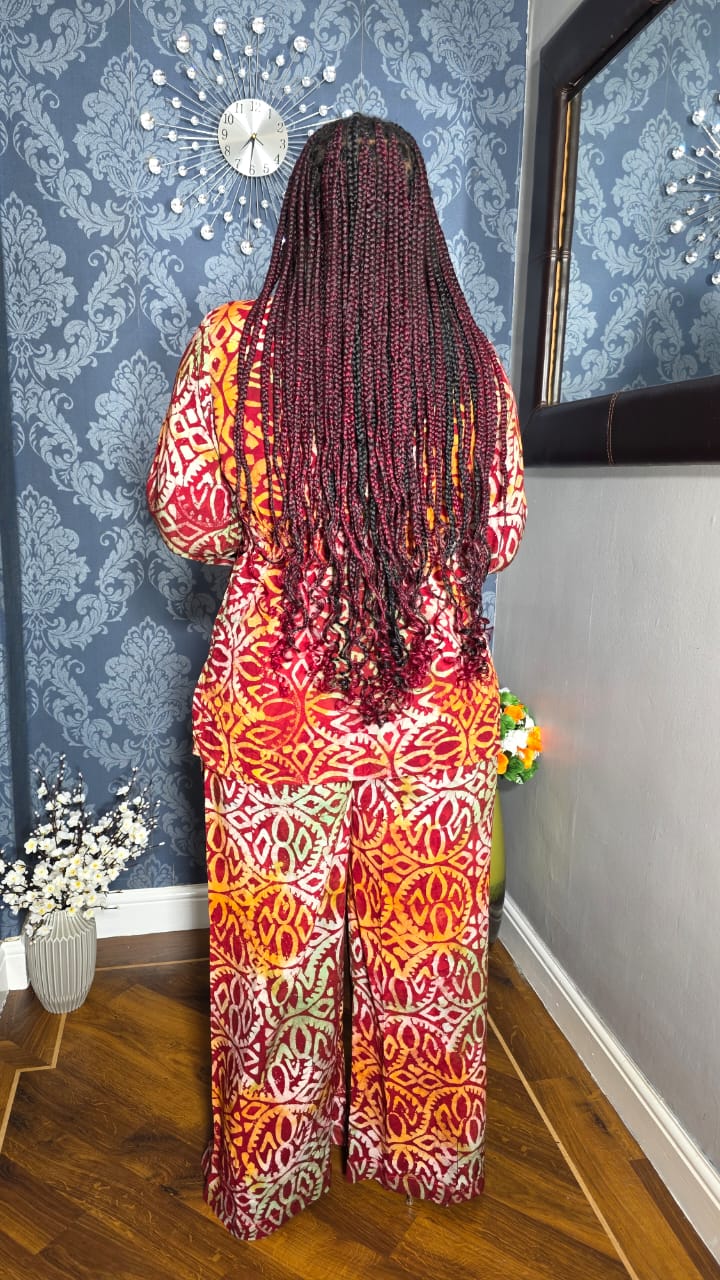 Two Piece Adire