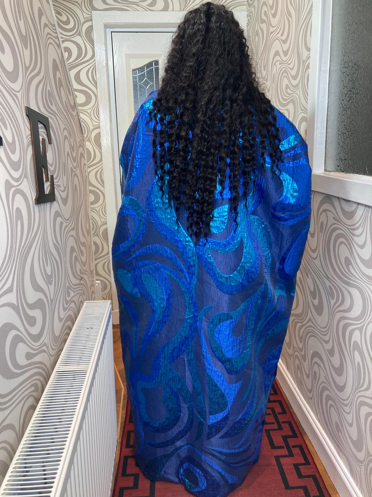 CRYSTAL LONG GOWN BROCADE