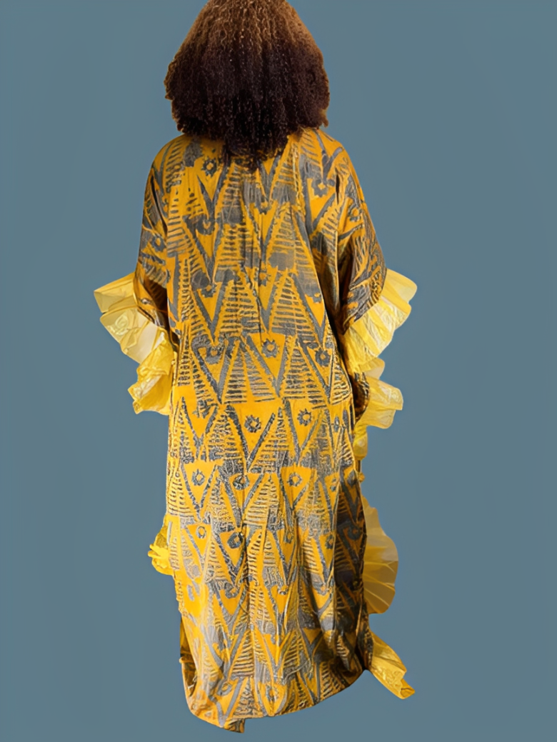 Adire Long Gown