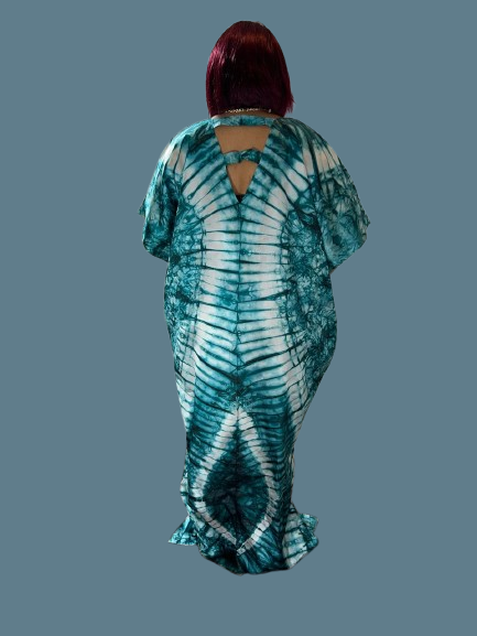 Adire Long Gown