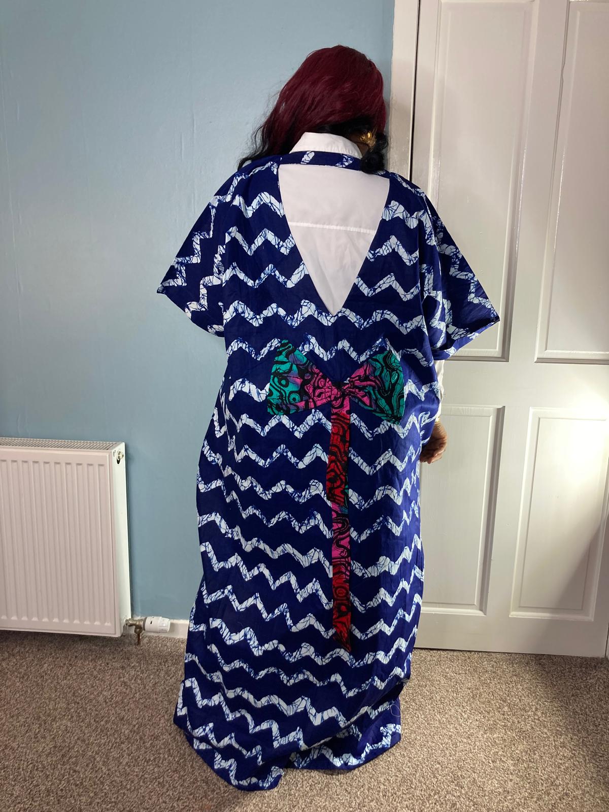 Ankara stoned long gown