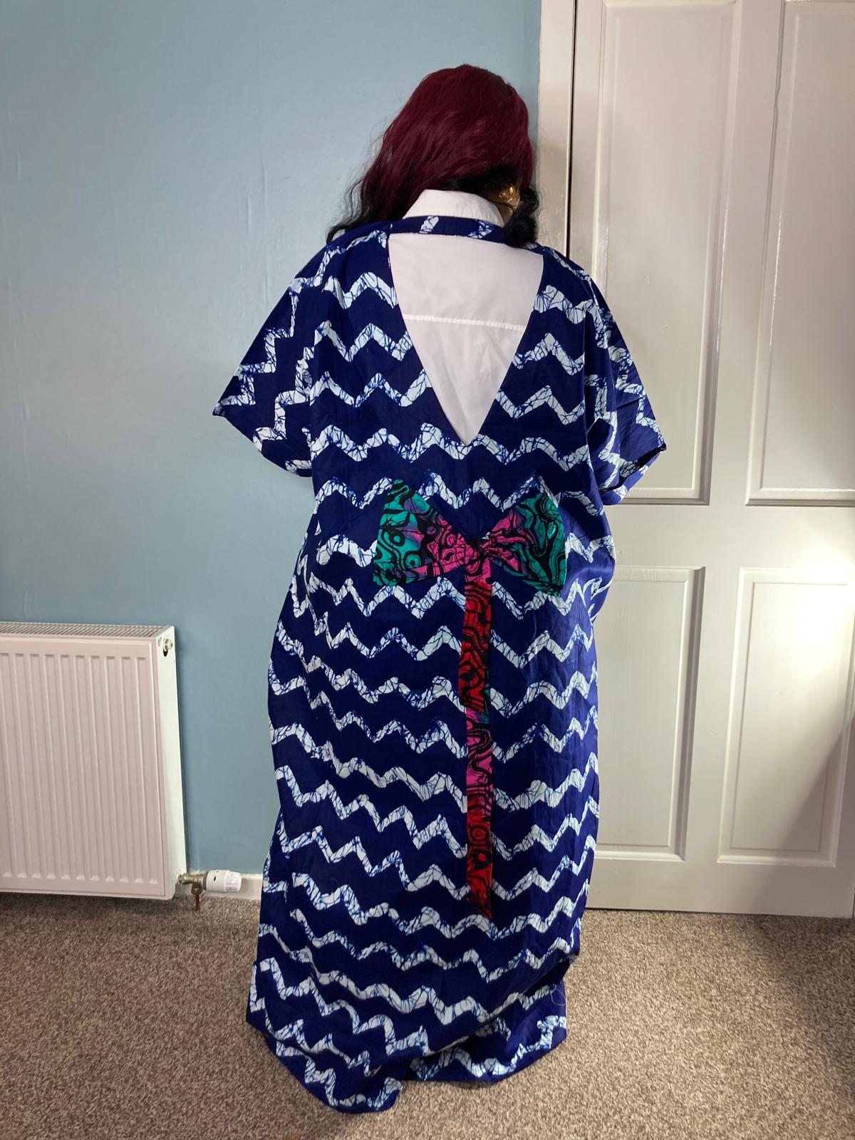 Ankara stoned long gown