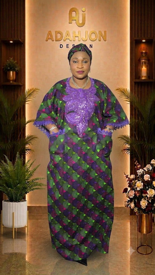 Long Ankara Gown