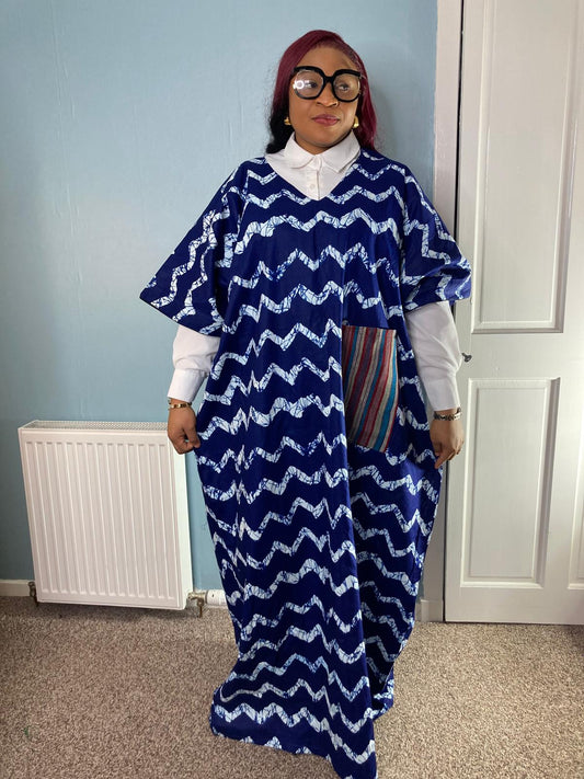 Ankara stoned long gown