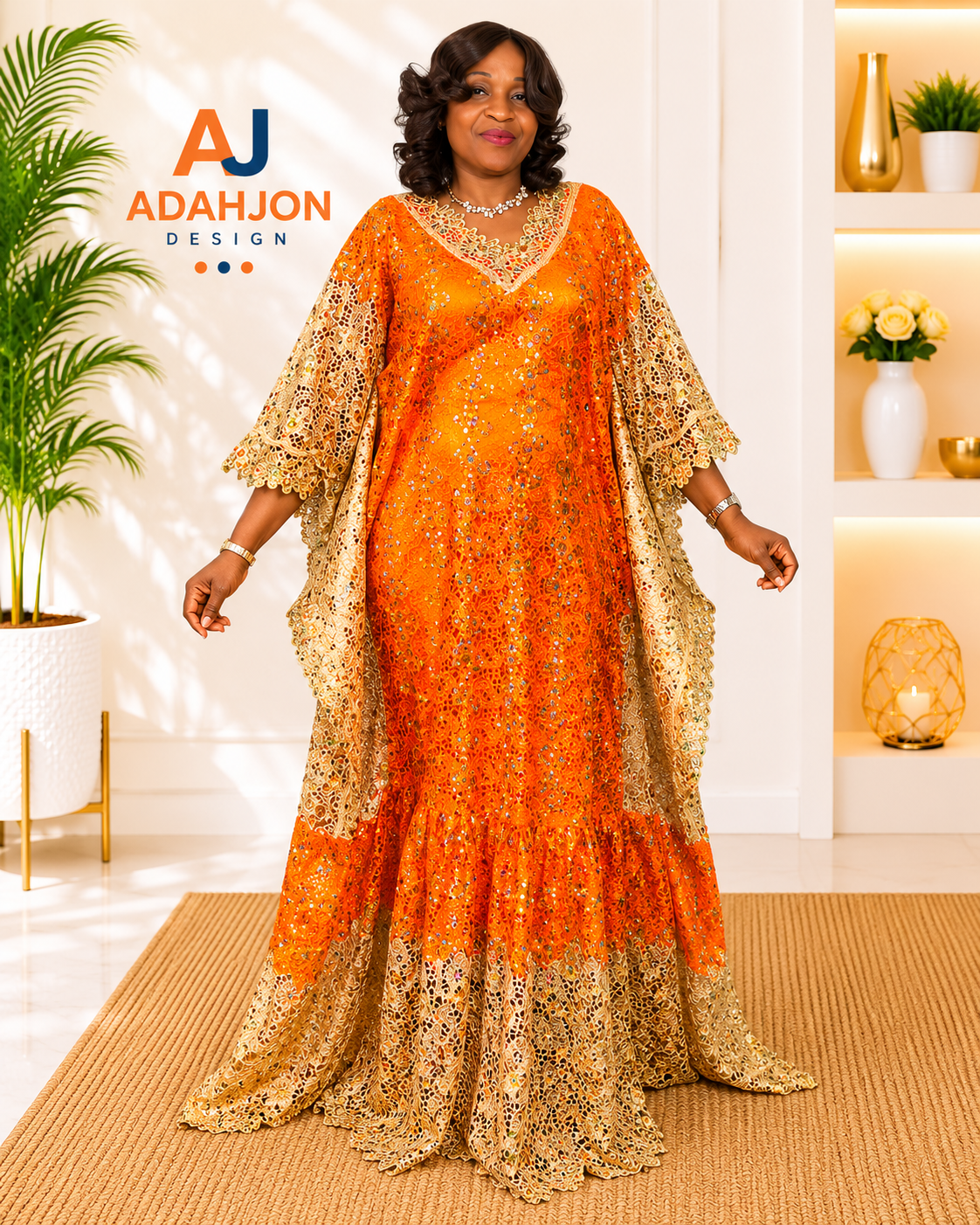 Long Lace Gown