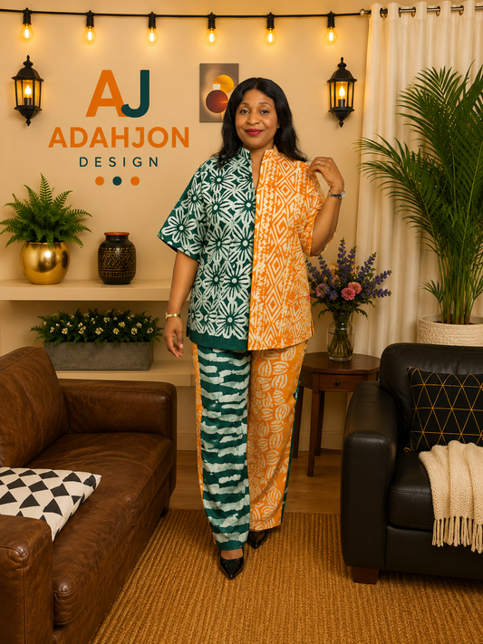 Adire Two Piece