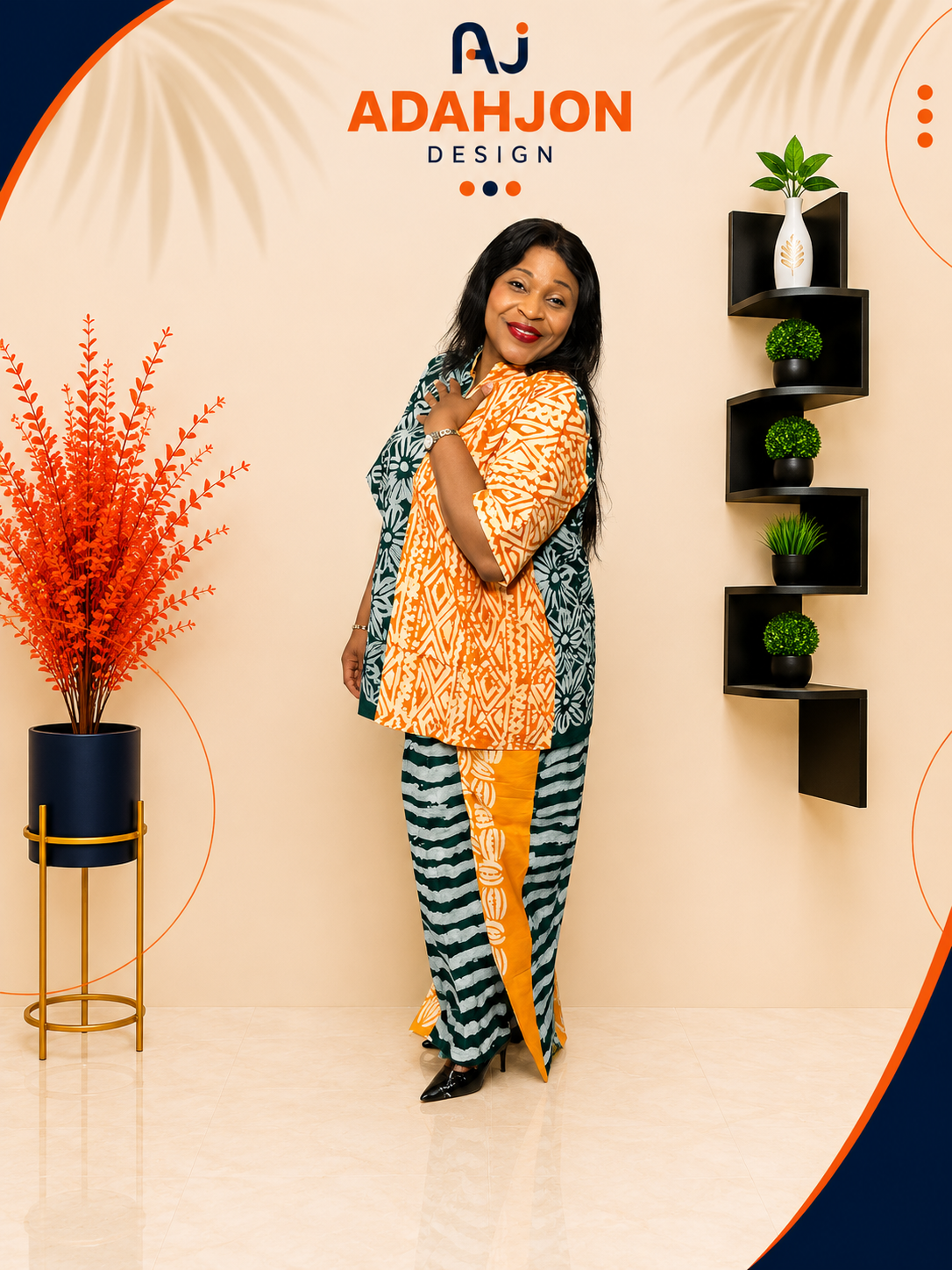 Adire Two Piece