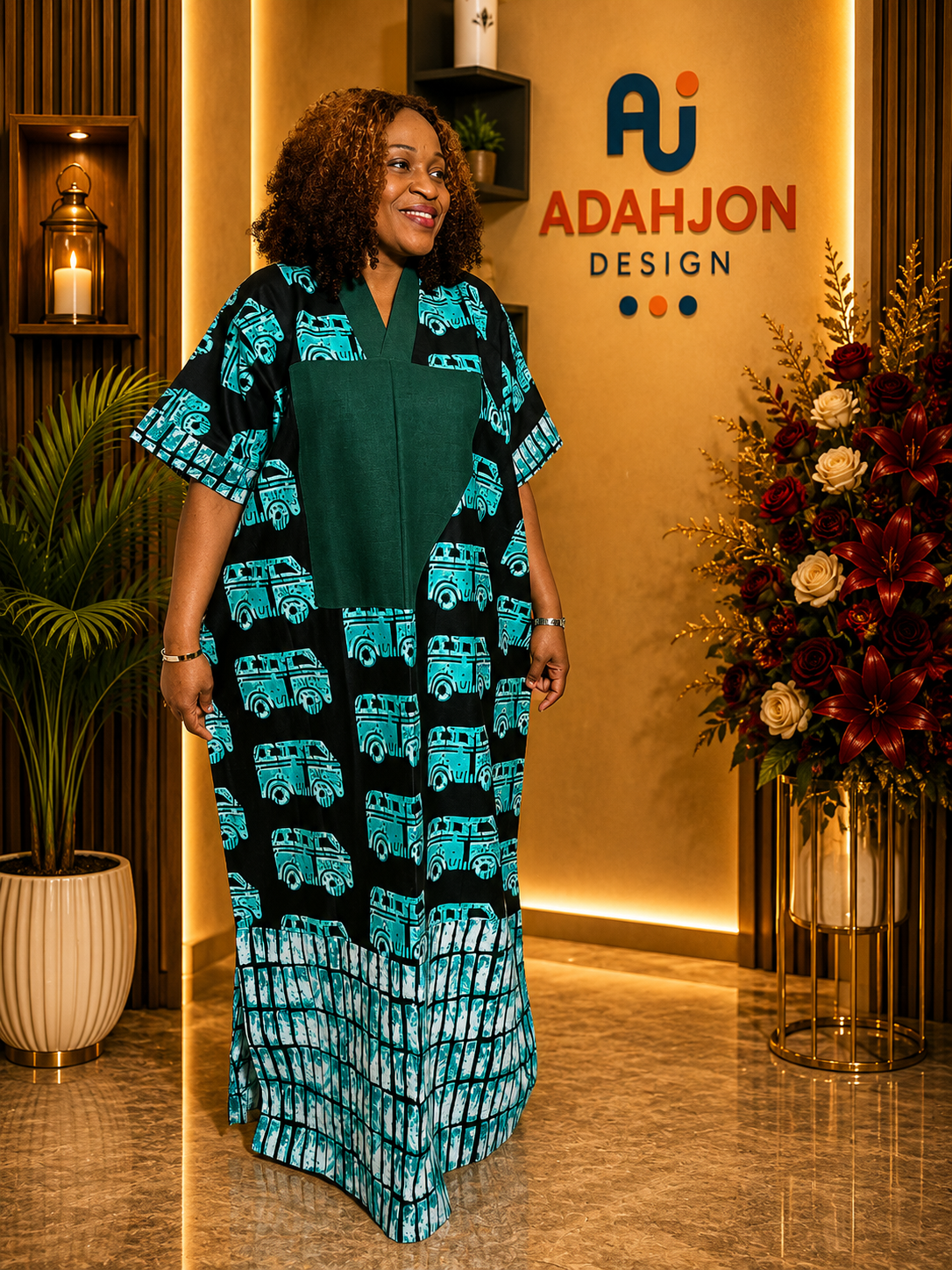 Long Ankara Gown