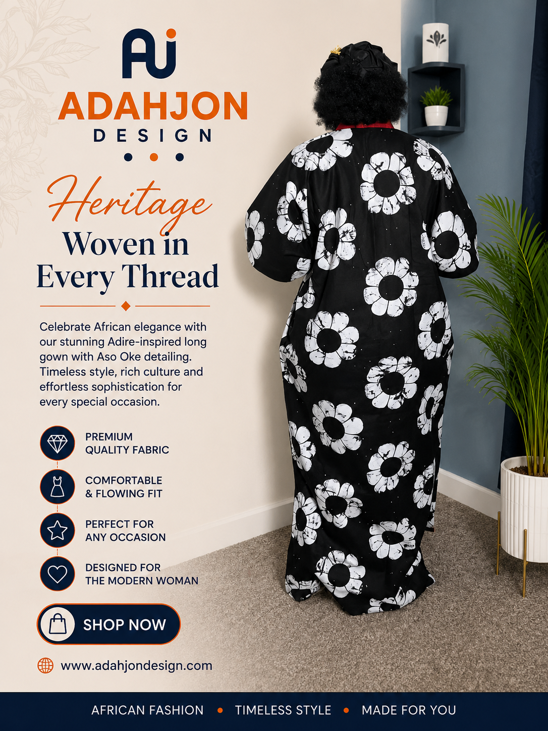 Long Ankara Gown