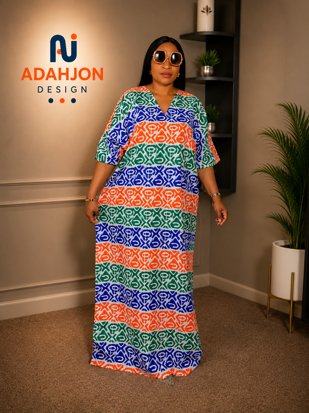 Long Ankara Gown