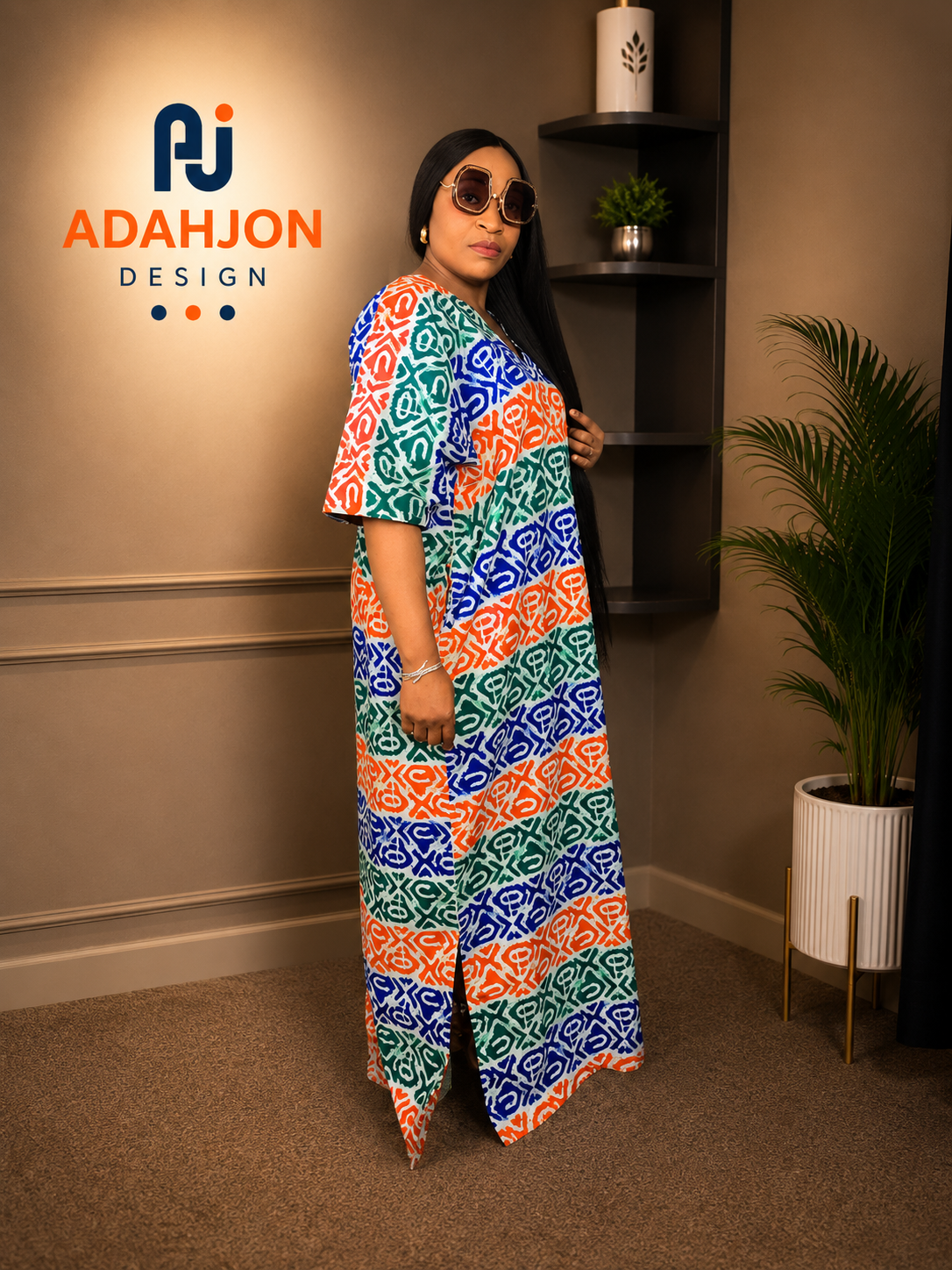 Long Ankara Gown