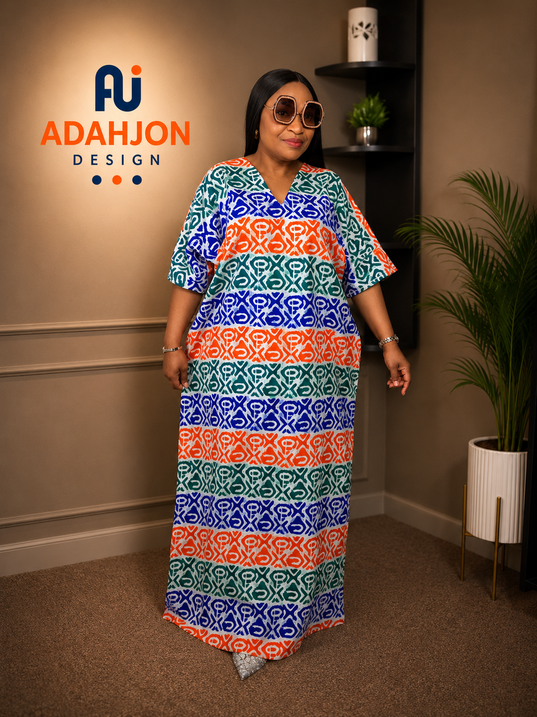 Long Ankara Gown