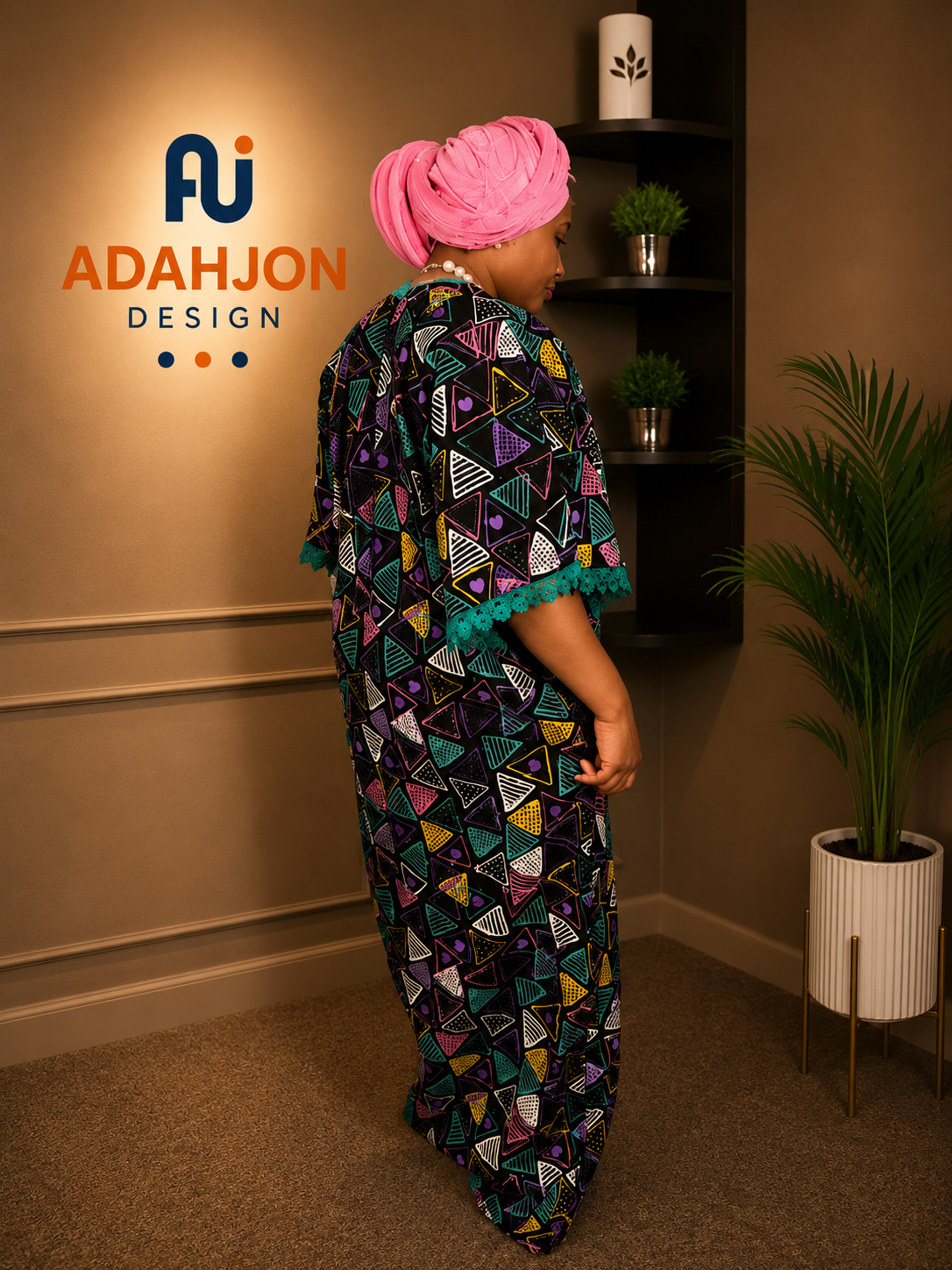 Long Ankara Gown