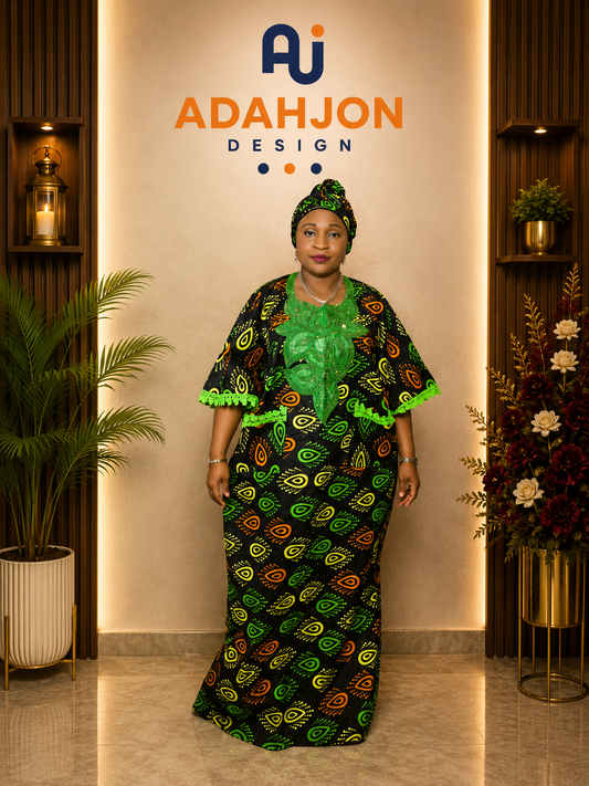 Long Ankara Gown