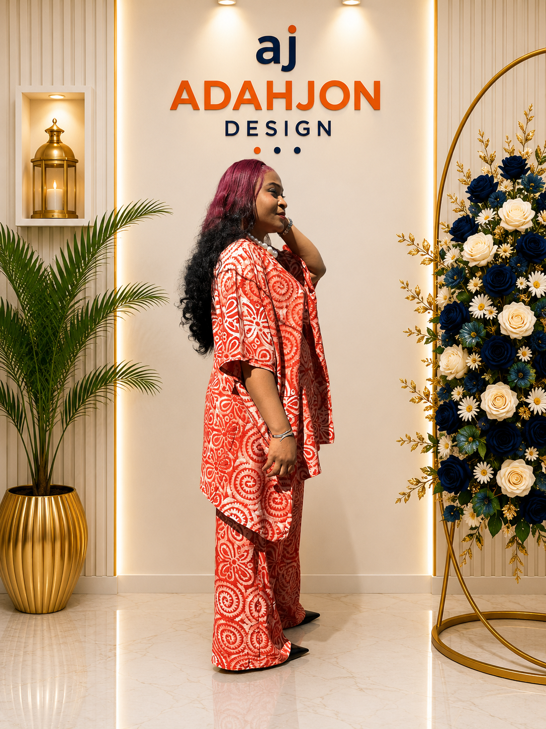 adire Two Piece
