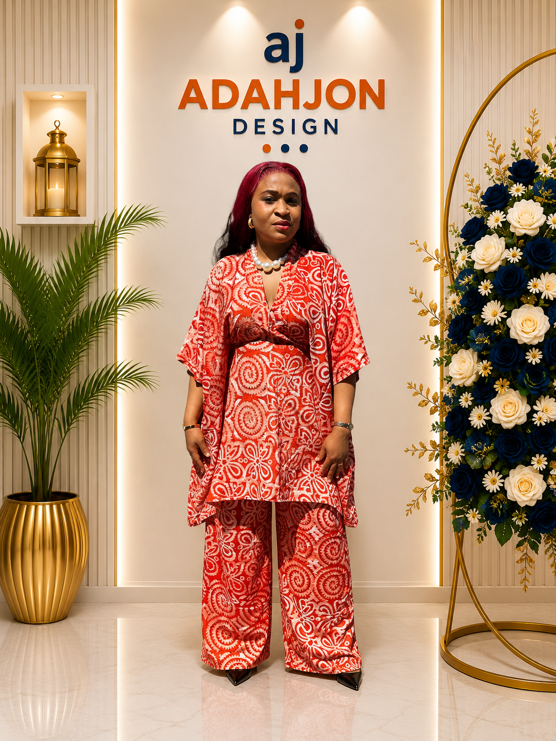 adire Two Piece