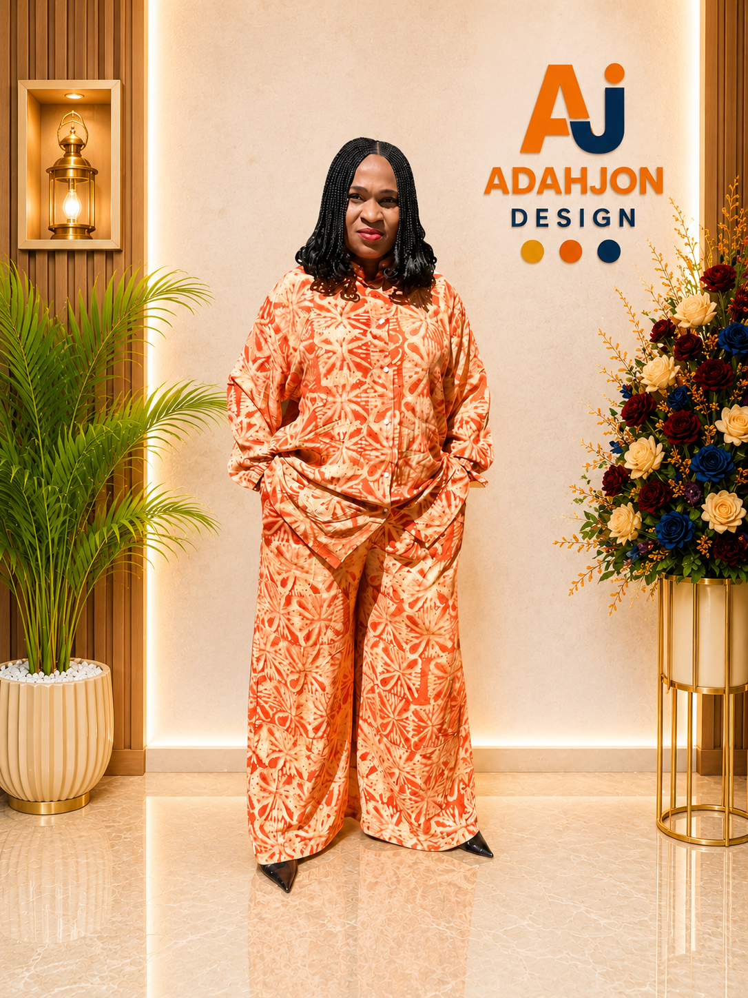 Adire Two Piece