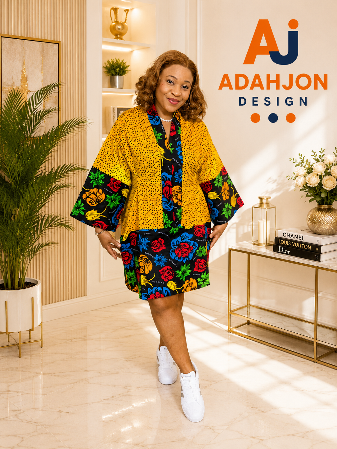 Short Ankara Gown