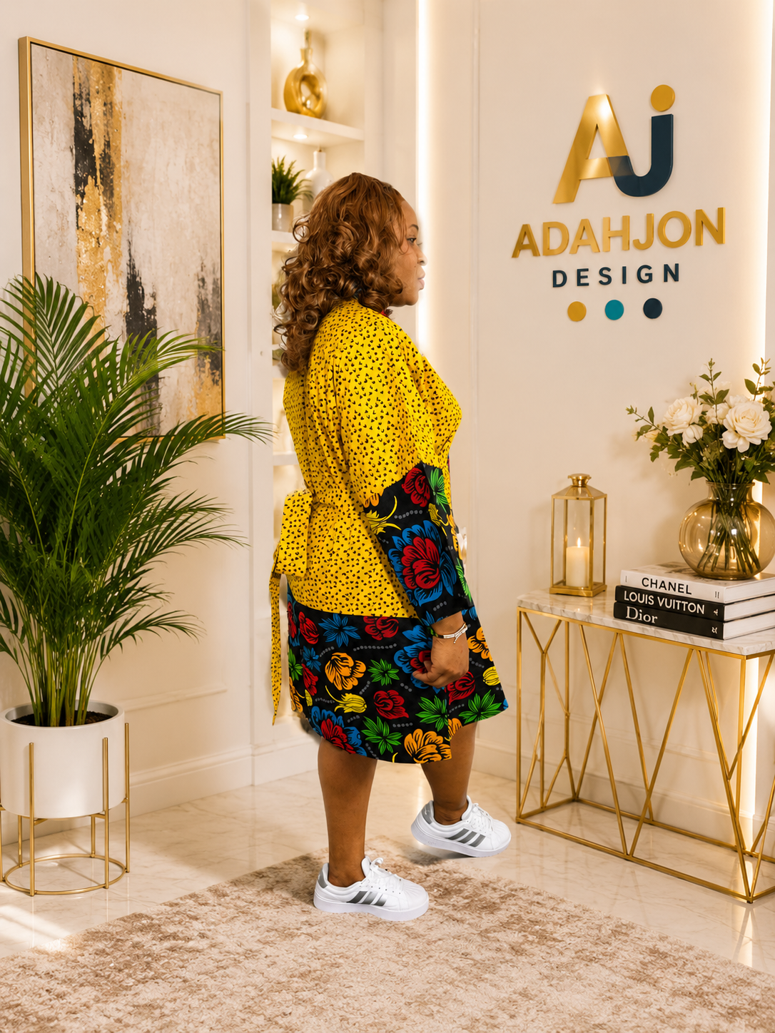 Short Ankara Gown