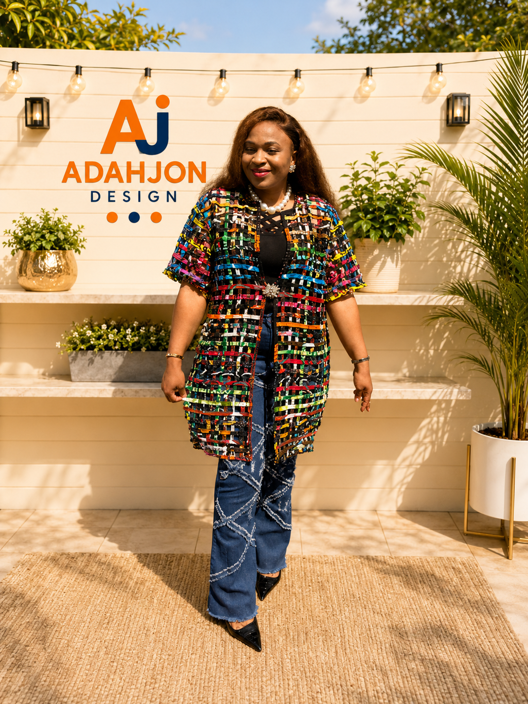 Ankara 3 Quater Basket Shirt