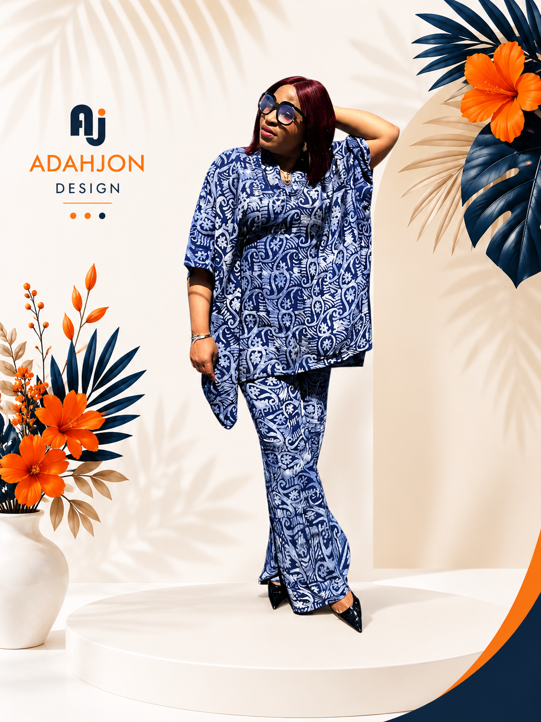Adire Two Piece