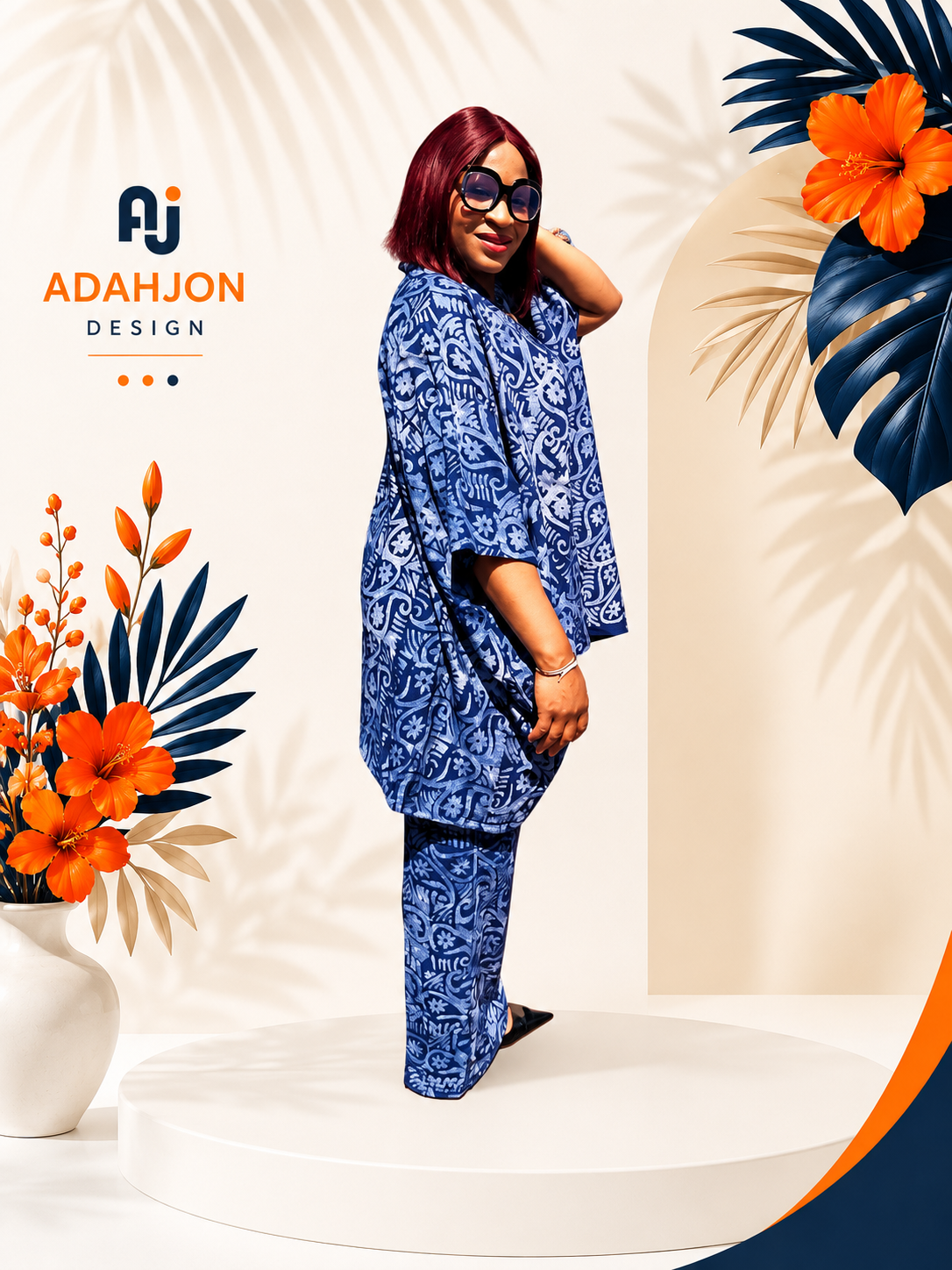Adire Two Piece