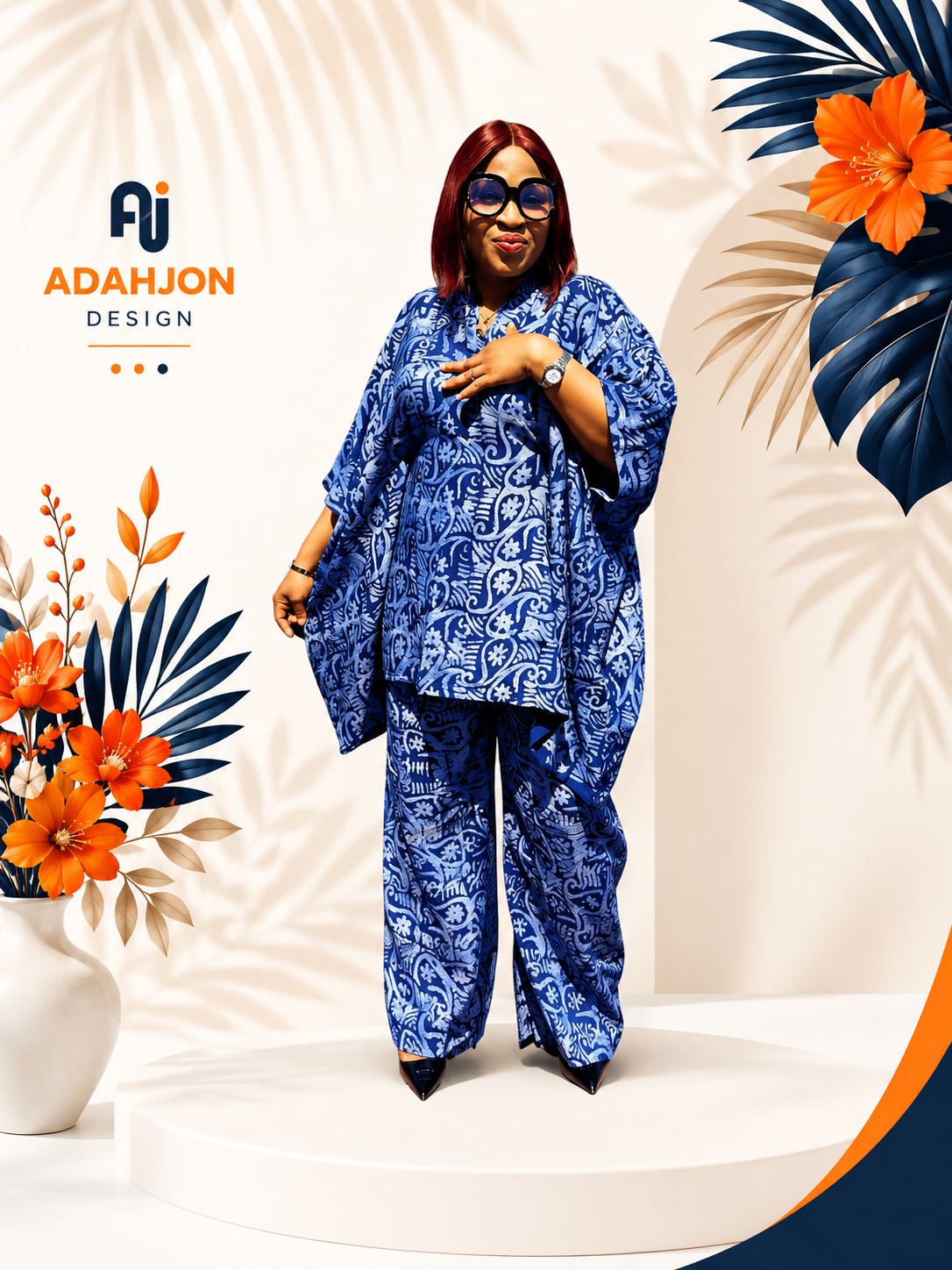 Adire Two Piece