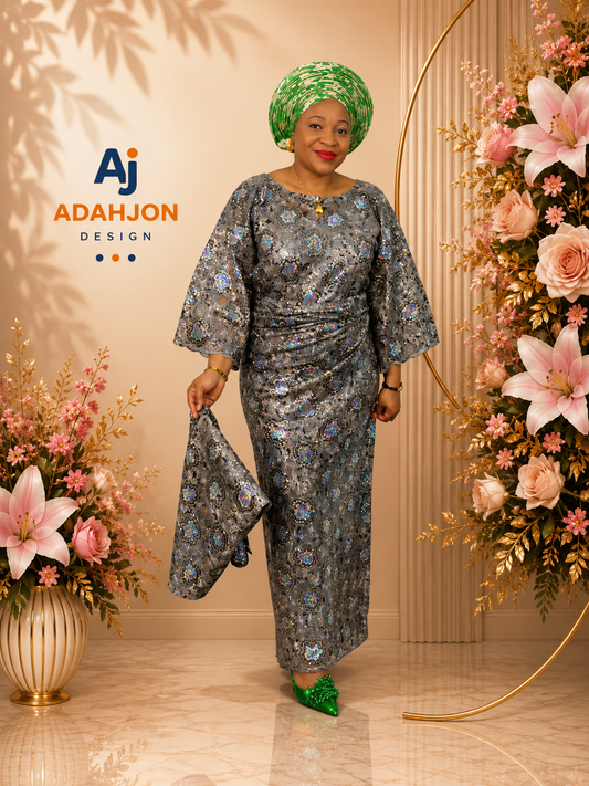 Round Neck Iro And Buba