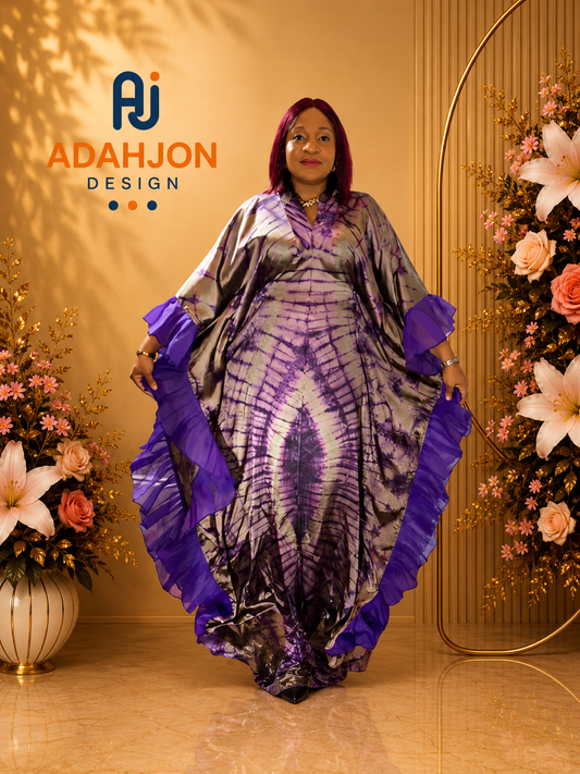 Adire Long Gown