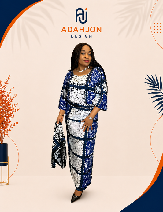 Beaded Ankara Iro And Buba