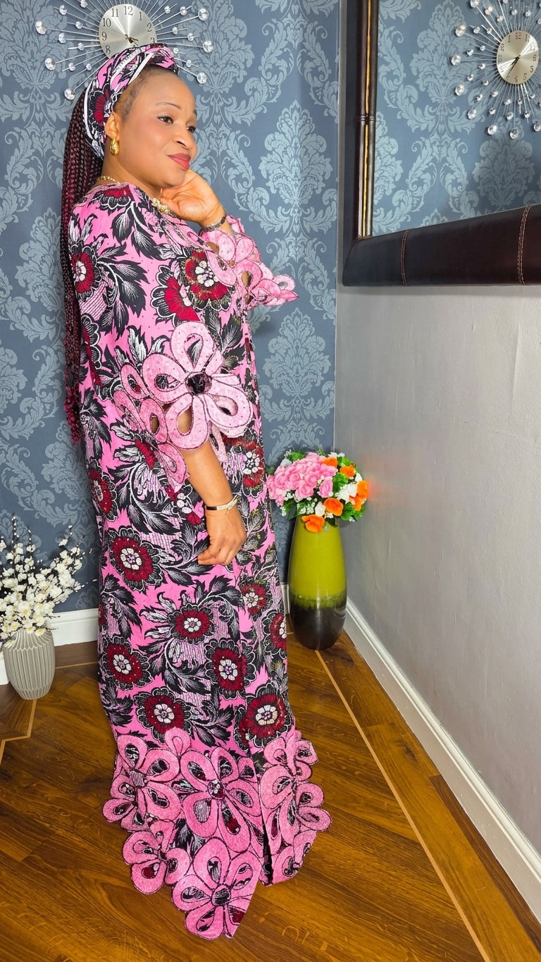 Ankara With Embroidery