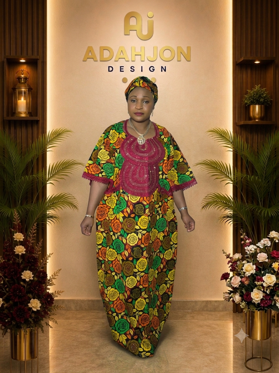 Long Ankara Gown