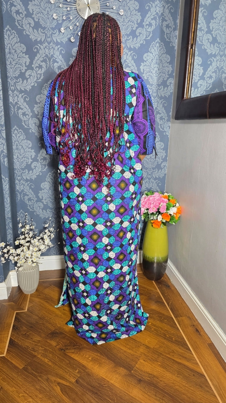 Ankara Mixed With Lace