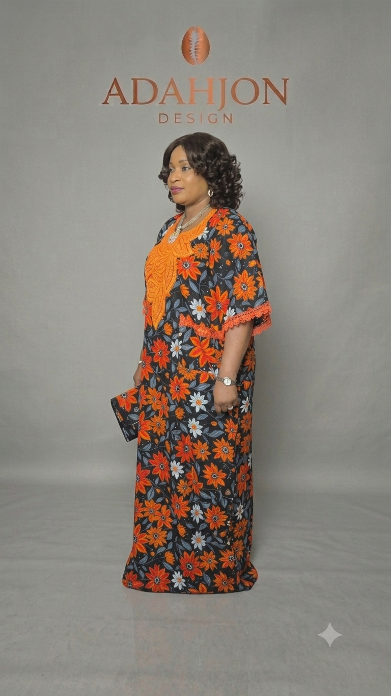 Long Ankara Gown