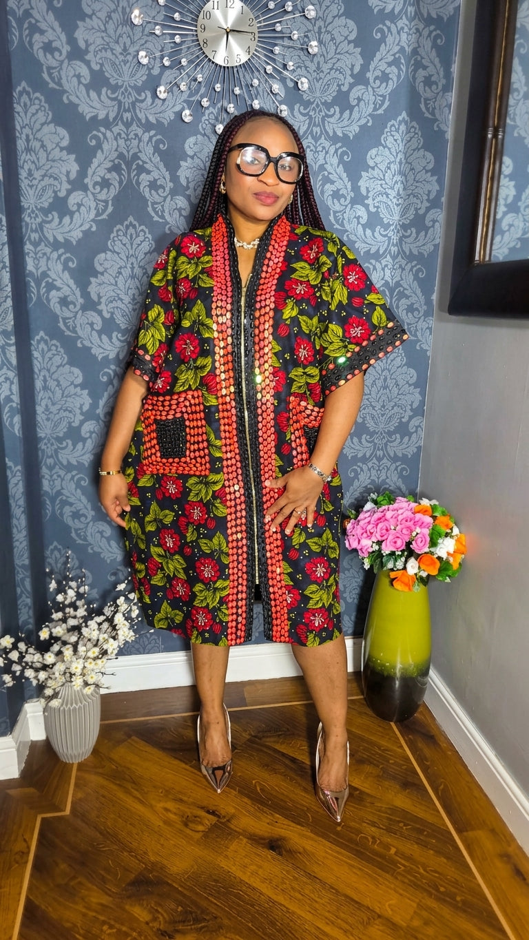 Ankara With Beads