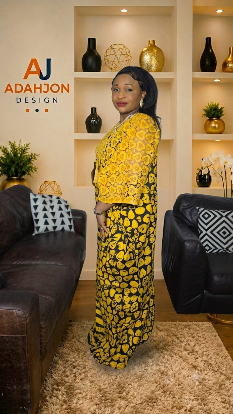Long Ankara Gown