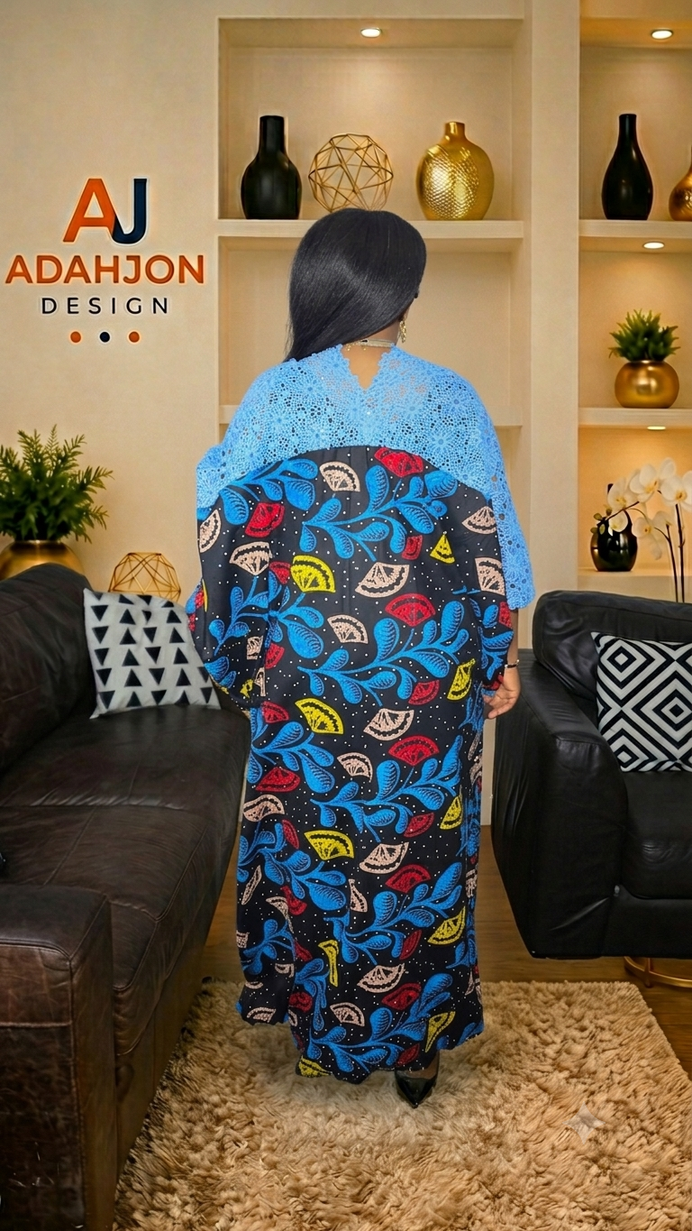 Long Ankara Gown