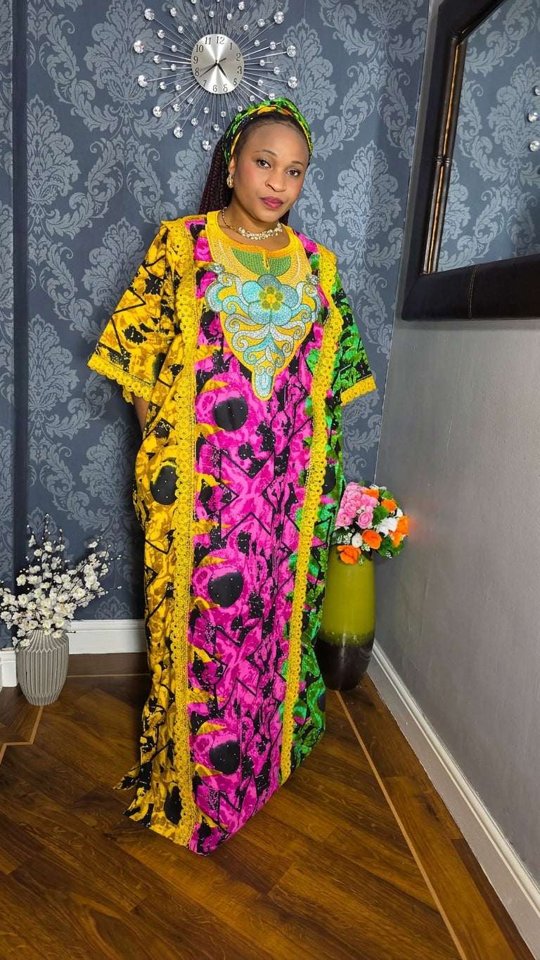 Long Ankara Gown