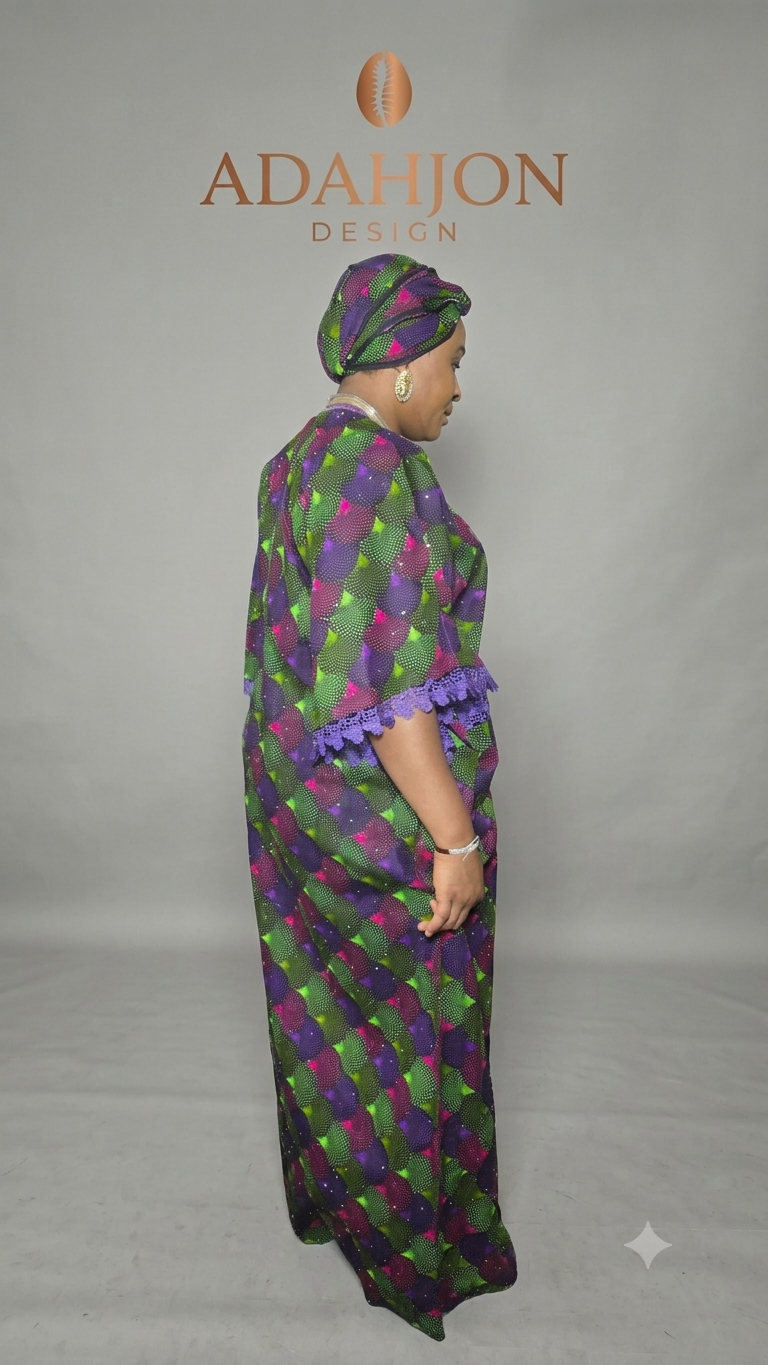Long Ankara Gown